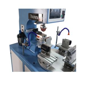 Imprimante tampon à encre monocouleur haute précision, 4 stations, table rotative, état d'occasion, pour impression d'étiquettes sur tubes de moteur de pompe - Product Image 6