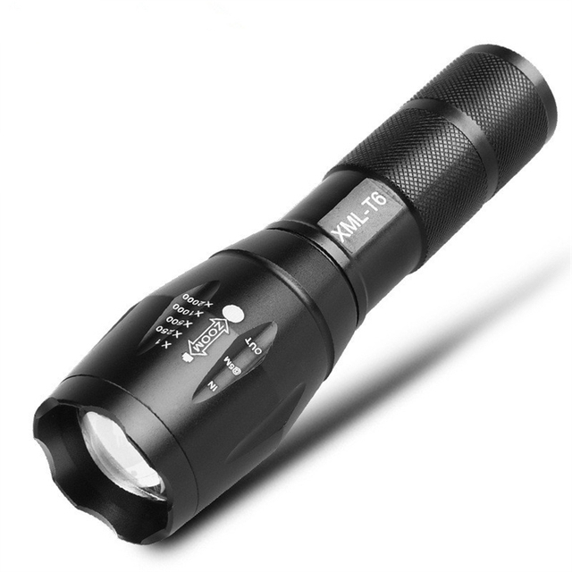 LED Flashlight 2X Longer Battery Life, 5 Modes,Adjustable,Waterproof, Lightweight Bright Flashlights for Camping