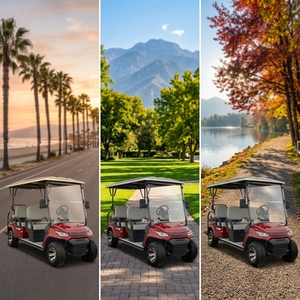 Buggy Elettrico da Golf a 6 Posti A827.4+2, Veicolo Turistico con Batteria al Piombo-Acido, Sistema 48V, Ideale per Parchi e Aree Ricreative - Product Image 3