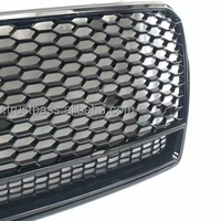 Nueva Parrilla Deportiva de Malla Cromada ABS Estilo C7 RS7 con Marco Inferior para Audi A7/S7 2009-2015