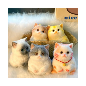 बड़ा टैबा स्क्विशी बिल्ली हाथ से बना बड़ी बिल्ली टेबा खिलौने तनाव राहत प्यारी नरम स्क्वीशी तनाव खिलौना उपहार - Product Image 1