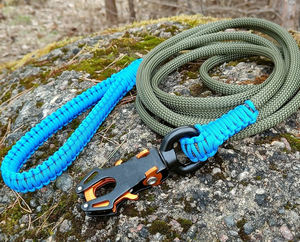 Ağır alüminyum tutuşunu tırmanma halat köpek tasma Paracord örgülü kolu ve kurbağa 360 klip - Product Image 4