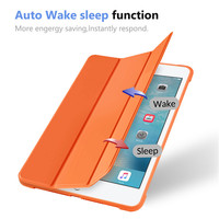Coque de protection intégrale en TPU avec support multi-angles en cuir PU pour iPad Mini 4 Mini 5, étui intelligent pour tablette