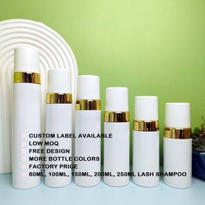 Очищающее средство для ресниц шампунь с логотипом Корея, матовая индивидуальная этикетка, флаконы для шампуня для ресниц, объемная Персонализированная упаковочная коробка, 100 мл - Product Image 6