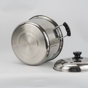 Marmite à ragoût grande capacité 28 cm à bas prix, marmite à soupe économique avec couvercle, casseroles de cuisson en acier inoxydable, grande marmite de cuisson - Product Image 3