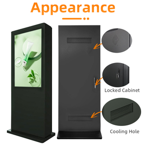 43 pouces haute luminosité IP65 évalué couleur 4K signalisation numérique extérieure pour ascenseur libre-service centres commerciaux d'affaires - Product Image 1