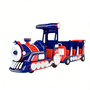 รถไฟขนาดเล็กและเครื่องยนต์รถไฟขนาดเล็กที่ได้รับการรับรองมาตรฐาน CE พร้อมคุณสมบัติความปลอดภัยเพื่อความมั่นใจในสถานที่สาธารณะที่มีการจราจรหนาแน่น - Product Image 6