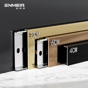 Garniture de carreaux en acier inoxydable de qualité 304 plinthe de vente chaude pour les achats de promoteurs immobiliers - Product Image 1