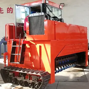 Good Working Compost Windrow Turner Manure Ferment Compost Machine Organic Compost Granule Fertilizer Making Machines