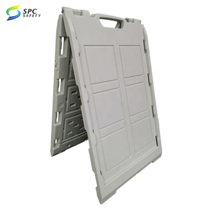 Recentemente Plasticade A frame Double-sided marciapiede poster stand pubblicità promozione bordo segno signica con foro quadrato schiarire - Product Image 5