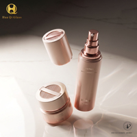 Flacon de lotion en verre vide imprimé sur mesure, étiquette privée, emballage de lotion pour soins de la peau