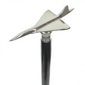 Bastón para caminar para personas mayores, tendencia, nuevo modelo de avión fundido a presión, bastón elegante para caminar para interiores/exteriores, bastón elegante para caminar para caballero - Product Image 1