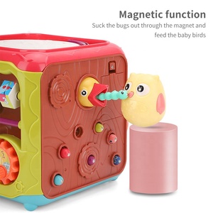 Samtoy – <span class=keywords><strong>Cube</strong></span> éducatif Montessori Musical en plastique écologique <span class=keywords><strong>6</strong></span> en 1, jouets <span class=keywords><strong>d</strong></span>'apprentissage pour enfants, cubes <span class=keywords><strong>d</strong></span>'activités pour bébés pour tout-petits - Product Image 4