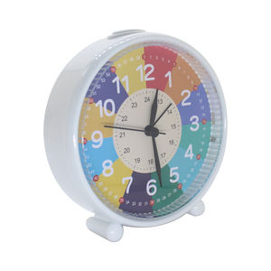 Mini Reloj Despertador Analógico <span class=keywords><strong>de</strong></span> Plástico y Metal para Niños, con Calendario, Función <span class=keywords><strong>de</strong></span> Repetición, Pantalla <span class=keywords><strong>de</strong></span> Agujas, Cuarzo, Regalo - Product Image 3