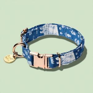 Collier pour chien et chat en coton de taille M, confortable, élégant, moderne, design tendance, réglable, design personnalisé - Product Image 1