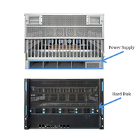 Boîtier de serveur rackable ATX 7U 8GPU avec alimentation, PCIe 5.0 GEN5, pour l'apprentissage profond et l'IA, ventilateur en aluminium