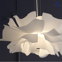 Nordique hôtel Restaurant maison nordique décoration haute qualité fer acrylique lustre chambre moderne fleur suspension lampe