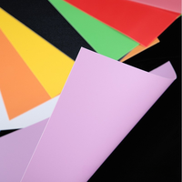 Panneaux en plastique PP coloré mat, feuilles de polypropylène pour signalétique et emballage, découpe personnalisée disponible