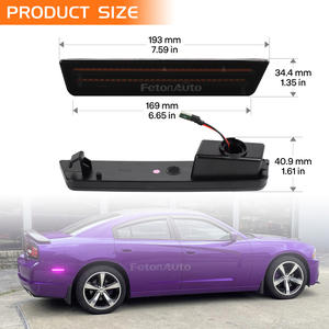Feux latéraux LED dynamiques roses pour Dodge Challenger 2008-2014 Charger 2011-2014 Clignotants - Product Image 6
