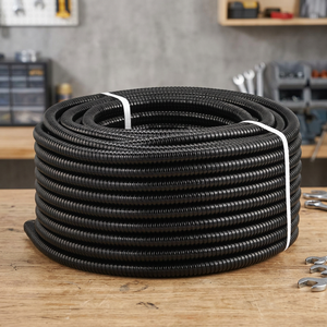 Tubería de PVC Corrugado Flexible para Cableado Eléctrico, Retardante de Llama, Impermeable, para Protección de Cables en Interiores y Exteriores - Product Image 1