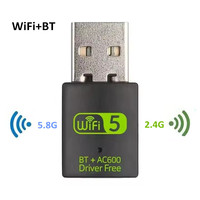 Adaptador USB Inalámbrico WiFi y Bluetooth OEM RTL8821CU de 600Mbps, Doble Banda 2.4G 5.8G, Transmisor y Receptor para PC y Laptop