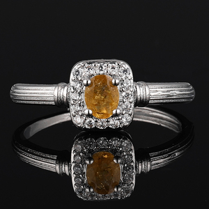 100% naturale ametista topazio blu pietra di luna olivina ambra granato gemma anello di pietra per le donne regolabile argento anello regalo - Product Image 5