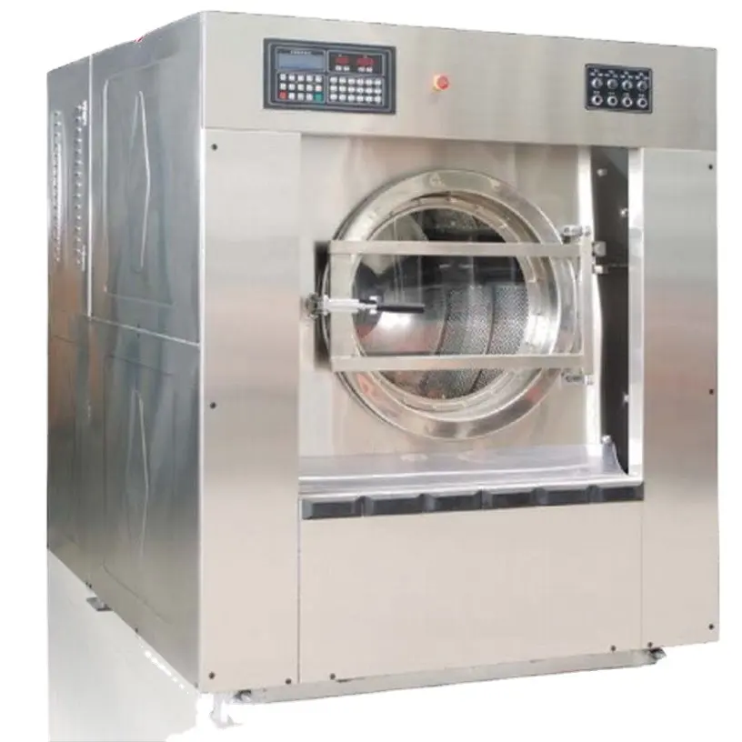 Ticari çamaşır yıkama ekipmanları 70 Kg buharlı ısıtma büyük kapasiteli giysi levhalar ticari çamaşır makinesi çamaşır