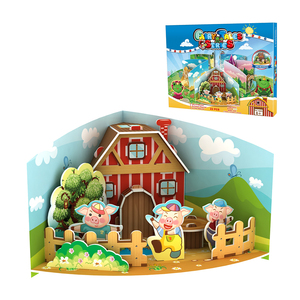 Casetta delle Fiabe 3D Puzzle a Tema Cappuccetto Rosso per Bambini - Product Image 6