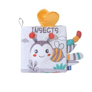 Livres sensoriels en <span class=keywords><strong>tissu</strong></span> froissé <span class=keywords><strong>Montessori</strong></span> pour bébés, jouets d'éveil, animaux en <span class=keywords><strong>tissu</strong></span> doux pour bébés - Product Image 5