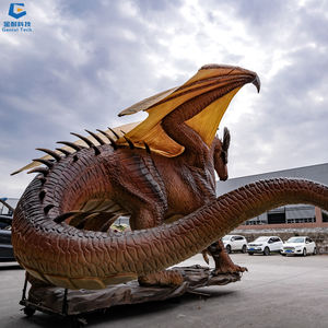 SGWD09 aire de jeux d'arrière-cour haute Simulation Big Fly Dragon Animatronic Fire Dragon modèle à vendre - Product Image 5