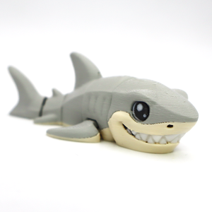Jouet Requin Multicolore Imprimé en 3D Tendance, Ornements Créatifs Articulés et Mobiles pour Artisanat, Cadeaux, Dinosaures et Animaux - Product Image 1