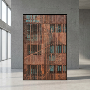 Panel Decorativo de Pared Metálica Cortada con Láser, Revestimiento de Fachada con Patrón Triangular, Pantalla Exterior para Edificios - Product Image 6