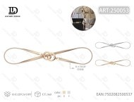 Catena in lega d'acciaio da donna placcata oro, elastica e semplice, per uso quotidiano - Product Image 1