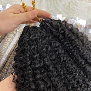 100g <span class=keywords><strong>Cheveux</strong></span> vierges vietnamiens bruts Afro Kinky Curly 4C en vrac pour tresses, extensions au crochet, vente en gros pour revendeurs - Product Image 3