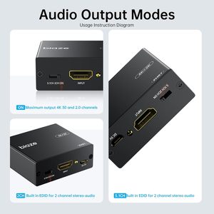 Extracteur audio HDTV 4K Biaze avec sortie optique Toslink SPDIF et prise AUX 3,5 mm pour Fire Stick et lecteur Blu-Ray - Product Image 6