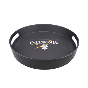 Vassoio da bar in plastica all'ingrosso vassoio rotondo antiscivolo ristorante vassoi - Product Image 2