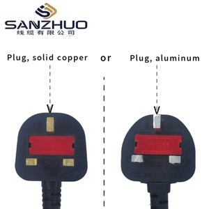 Oem Anh cắm 3 pin phẳng dây điện với C13 kết nối-1.5m/3m chất lượng cao cáp đồng cho máy tính/máy tính xách tay - Product Image 5