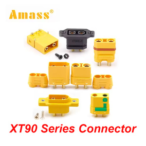 Acoplador de Batería con Brida de Nylon Amass XT90 XT90-S XT90H-M, 45A, para Baterías LiPo, Drones, Patinetes Eléctricos y Bicicletas Eléctricas - Product Image 1