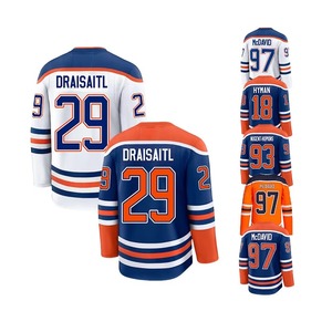 Maillot de hockey sur glace pour jeunes personnalisé de club européen Service OEM Uniforme sportif de sublimation en polyester épais avec logo brodé - Product Image 5