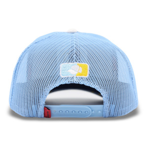 Casquette en jean brodée à 5 panneaux TCAP China Custom, respirante, style trucker - Product Image 5