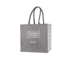 Sac fourre-tout en toile de jute, lin et coton personnalisé avec logo, écologique, recyclé, pliable et léger pour les courses et l'épicerie