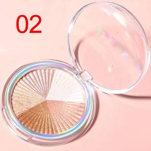 Surligneurs de maquillage, bronzant personnalisé, surligneur rose, poudre pressée en gros - Product Image 3