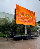 Écran LED grand format d'extérieur EF22 P6 pour diffusion publicitaire, panneau d'affichage numérique mural fixe couleur, remorques d'affichage SDK