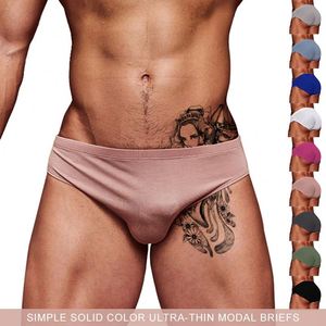 Pass-standard Thin Modal Breathable Low-rise Hip Lift <b>Men's</b> Panties Are Ultra-light and Emotionless <b>Bikini</b> Briefs - Product Image 4