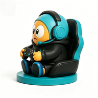Figurines PVC non articulées de 8,5 cm, mignonnes, sur le thème des joueurs, en forme d'œuf, boîte mystère, jouets personnalisés, amusants, de créateur, objets d'art de collection, thème cinéma et télévision, cadeau