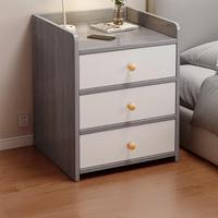 Gran oferta, mesita de noche gris moderna, mesitas de noche de estilo francés, color gris, mesita de noche moderna de mediados de siglo para dormitorio