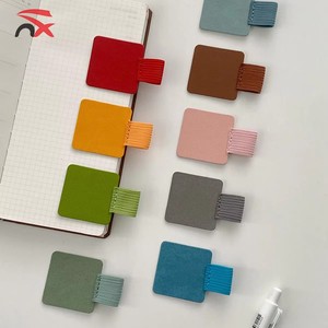 Hot Selling Cheap Promotion Portable Pen Clip Self Adhesive Pen Pencil Loop Holder Elastic Band for Gift