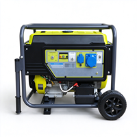 Générateur essence 2,5 kW 230 V 50 Hz avec sortie CC 12 V AVR pour site télécom, vidéosurveillance, surveillance à distance, alimentation de secours