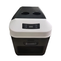 Nevera Portátil de 12 Voltios CC para Vehículo, Refrigeradores Eléctricos, Mini Nevera Congeladora para Auto
