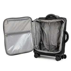 कस्टम ऑक्सबर्ड मोती कपास का हैंडल 20 "टिकाऊ पोर्टेबल स्पिनर व्यवसाय जल प्रूफ कपड़े कैरी-ऑन एल्यूमीनियम ट्रॉली सामान - Product Image 5